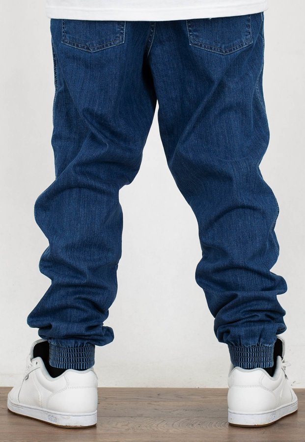 Spodnie El Polako Joggery Slim Jeans z Gumą SPP light