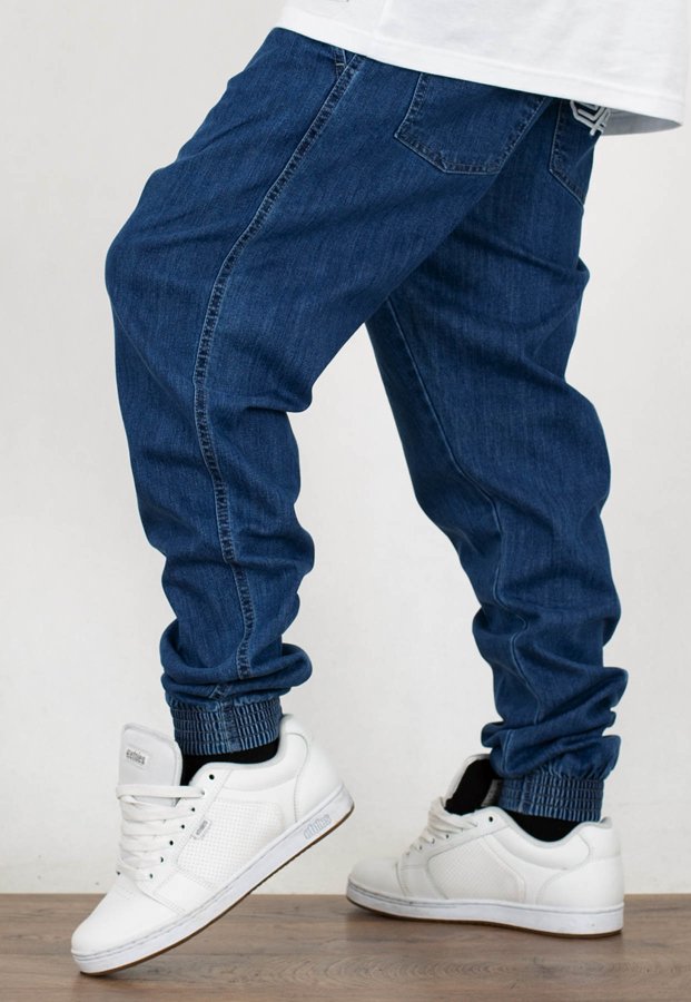 Spodnie El Polako Joggery Slim Jeans z Gumą SPP light