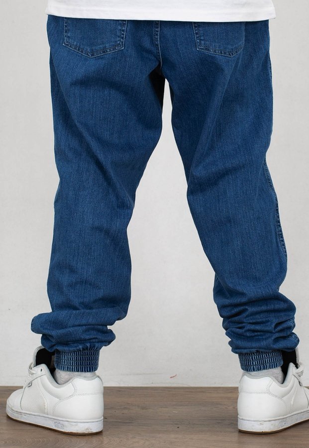 Spodnie El Polako Joggery Slim Jeans z Gumą Skórka light + Płyta Gratis