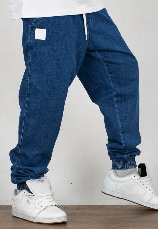 Spodnie El Polako Joggery Slim Jeans z Gumą Skórka light + Płyta Gratis