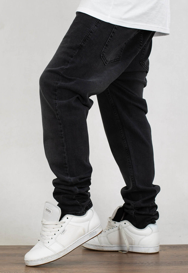 Spodnie Grube Lolo Classic czarny jeans