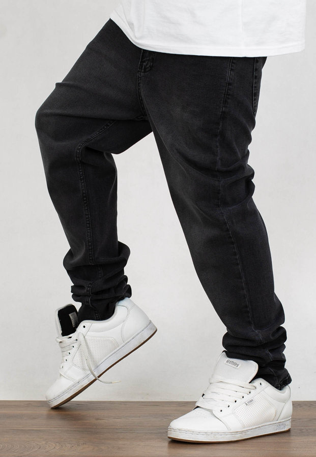 Spodnie Grube Lolo Classic czarny jeans