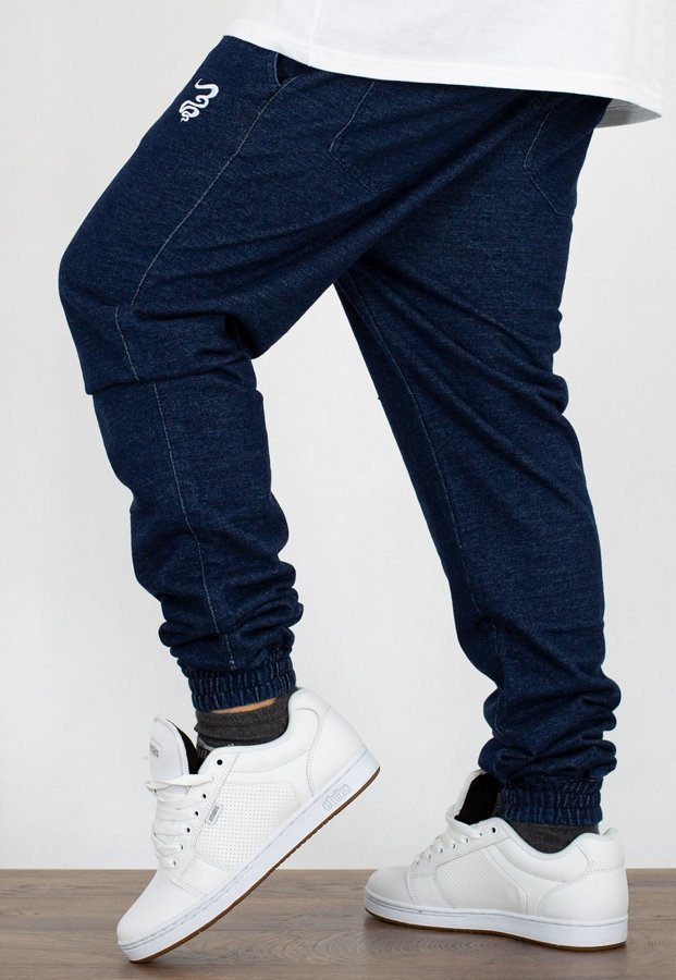 Spodnie Grube Lolo Dymek Front jeans 24