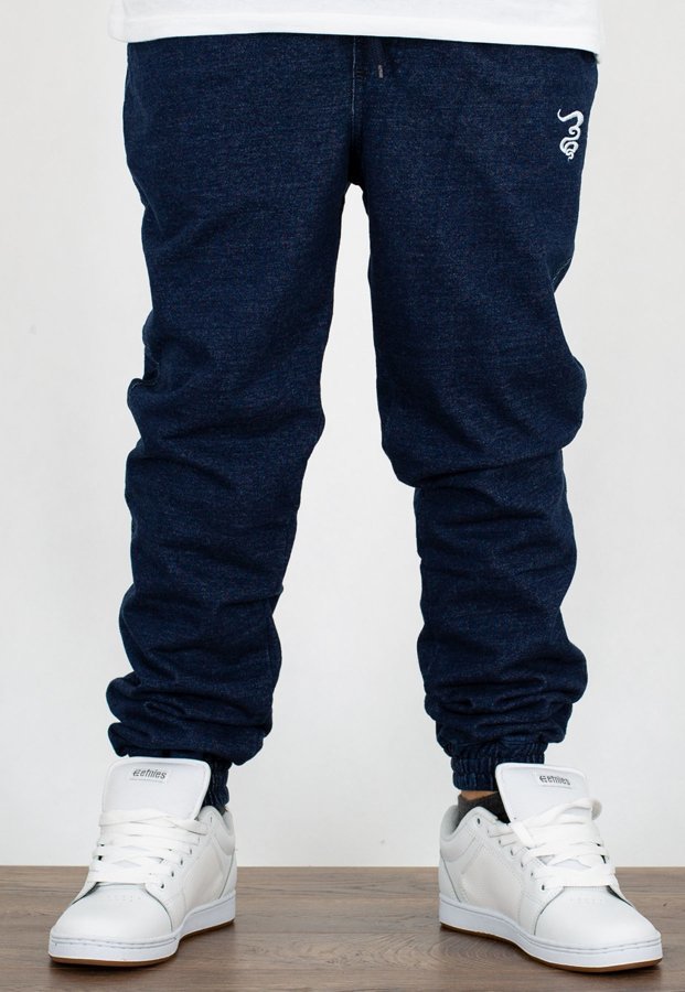 Spodnie Grube Lolo Dymek Front jeans 24