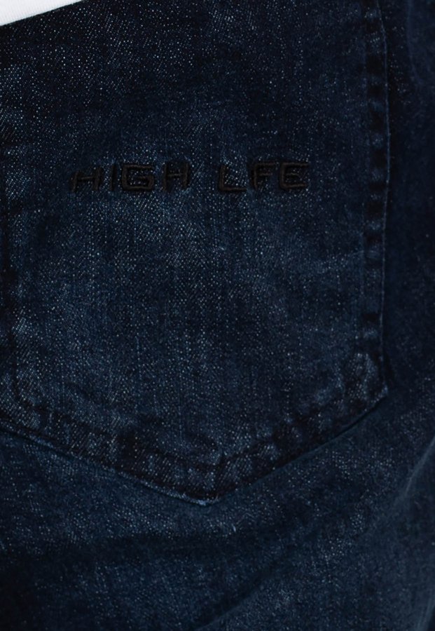 Spodnie High Life Jeans Jogger ciemny jeans