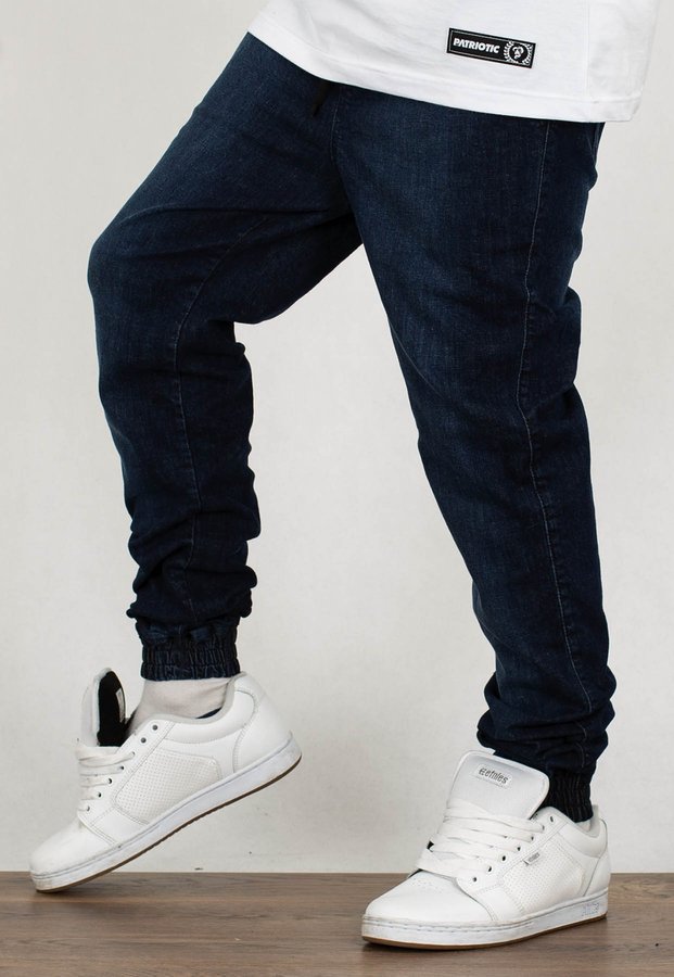 Spodnie High Life Jeans Jogger ciemny jeans