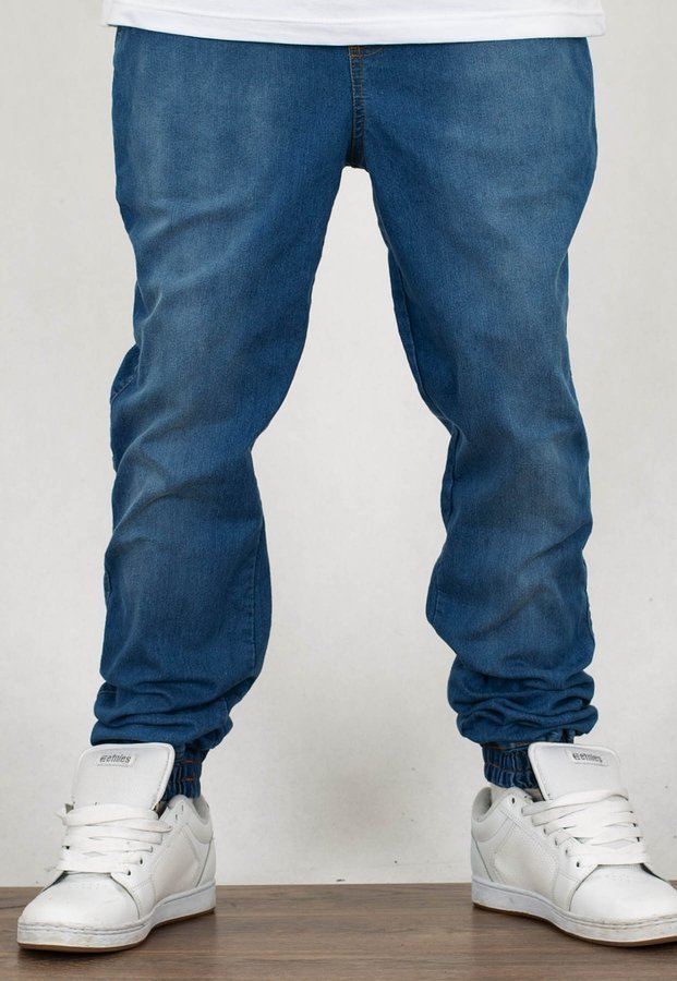 Spodnie High Life Jeans Jogger jasny jeans
