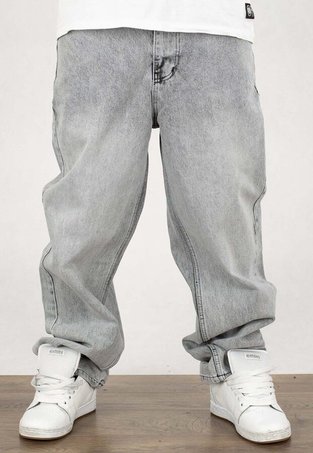 Spodnie I8 Denim BAG34 Baggy light grey