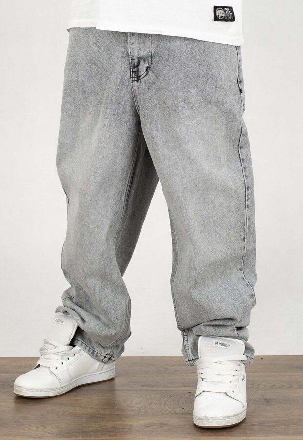Spodnie I8 Denim BAG34 Baggy light grey