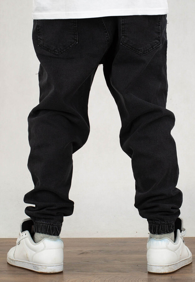 Spodnie I8 Denim Joggery Boyfriend BOY02 black