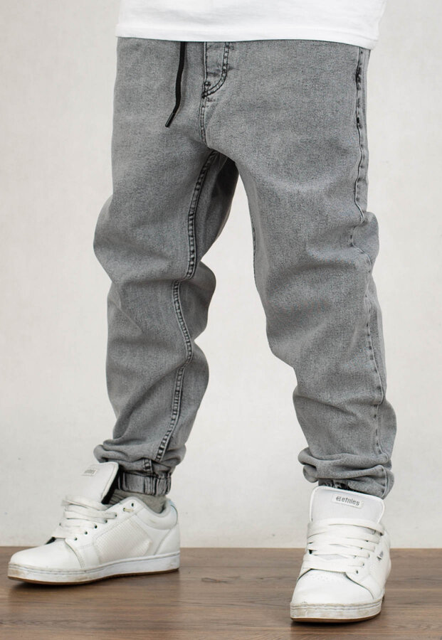 Spodnie I8 Denim Joggery Boyfriend BOY03 light grey