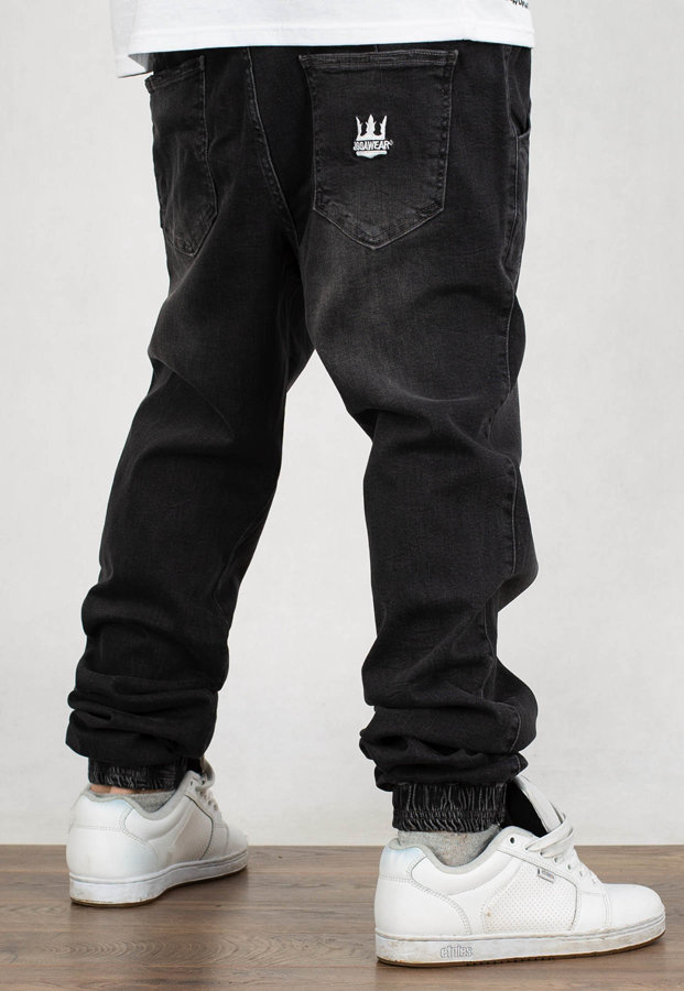 Spodnie Jigga Wear Crown Stitch jet wash rips