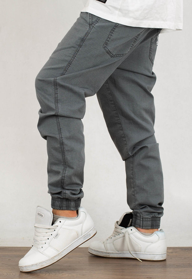 Spodnie Jigga Wear Crown grey jeans