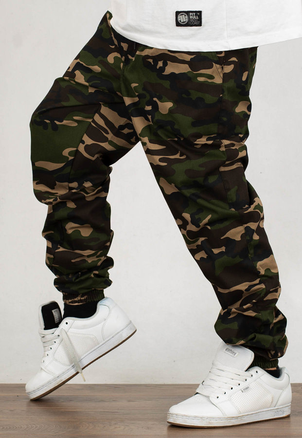 Spodnie Jigga Wear Jogger Crown Stitch Stretch camo