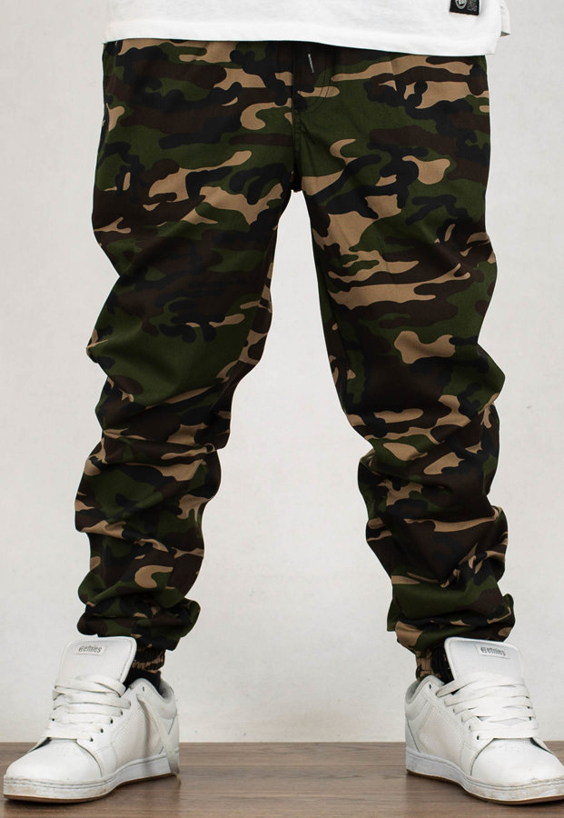 Spodnie Jigga Wear Jogger Crown Stitch Stretch camo
