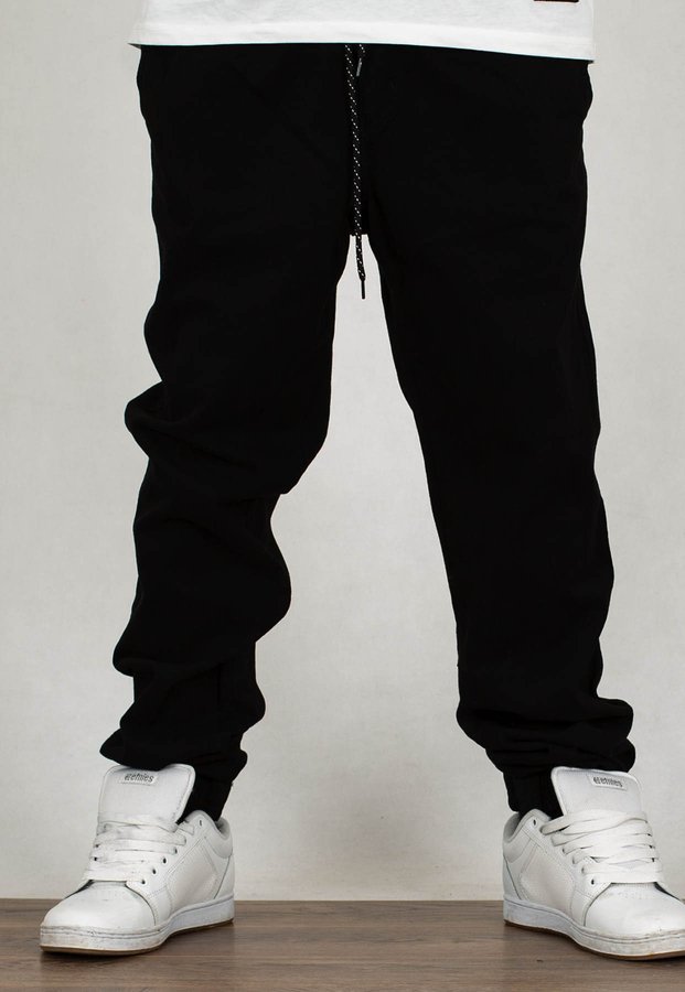 Spodnie Jigga Wear Jogger Crown czarno czerwone