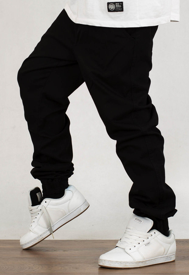 Spodnie Jigga Wear Jogger Crown czarno szare