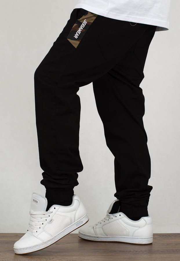 Spodnie Jigga Wear Jogger Vertical Logo czarne
