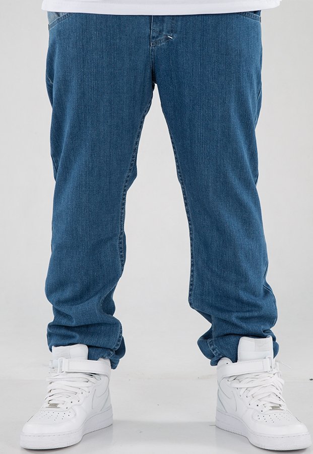 Spodnie Mass Base Cut Straight Fit blue