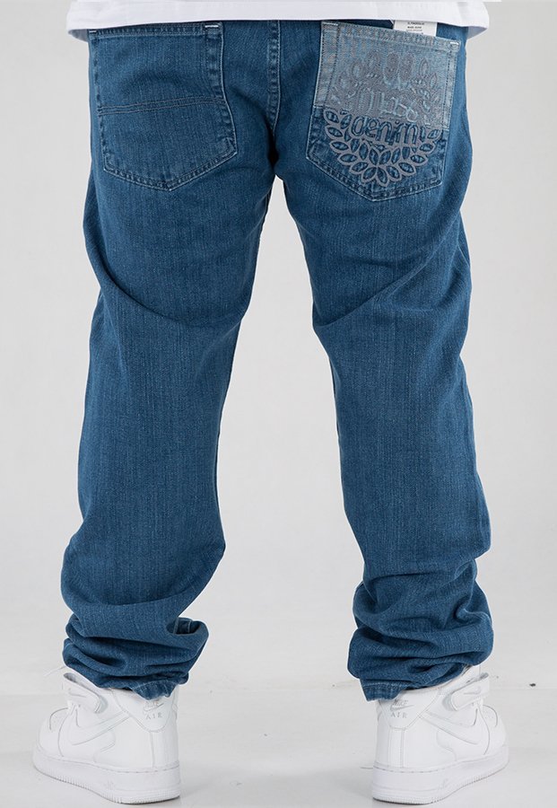 Spodnie Mass Base Cut Straight Fit blue