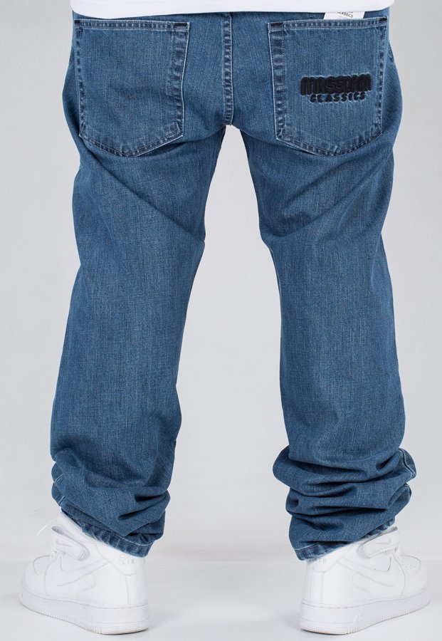 Spodnie Mass Classics Straight Fit blue