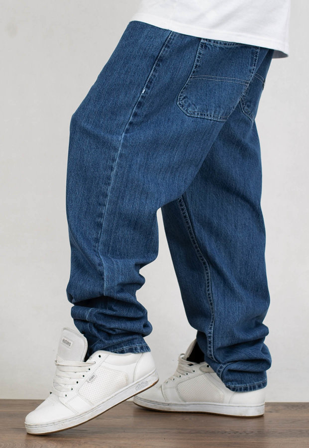 Spodnie Mass Jeans Baggy Fit Block blue