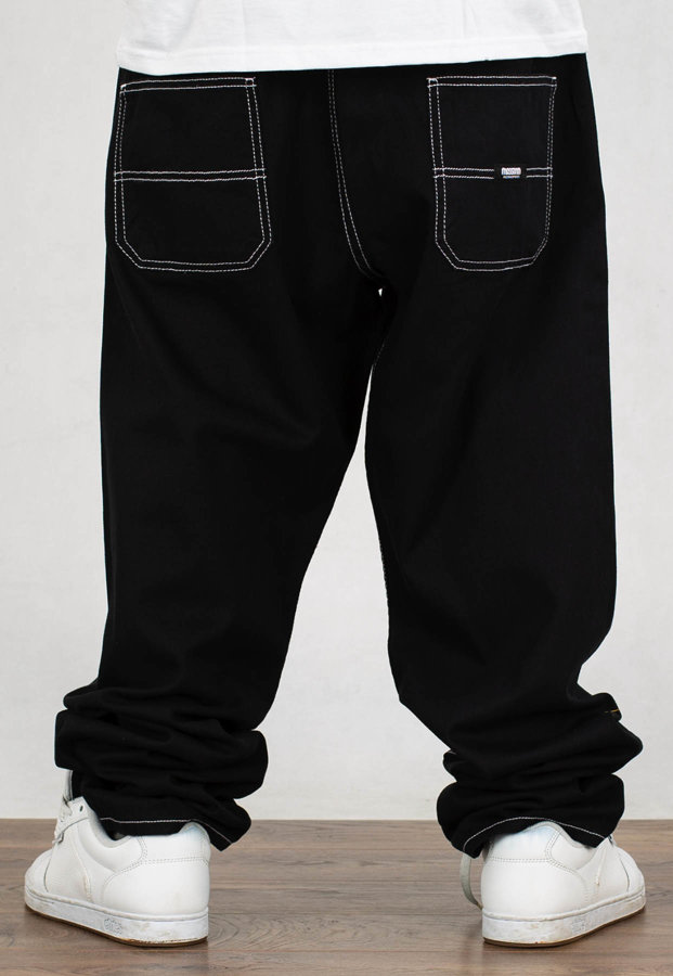Spodnie Mass Jeans Baggy Fit Block czarne