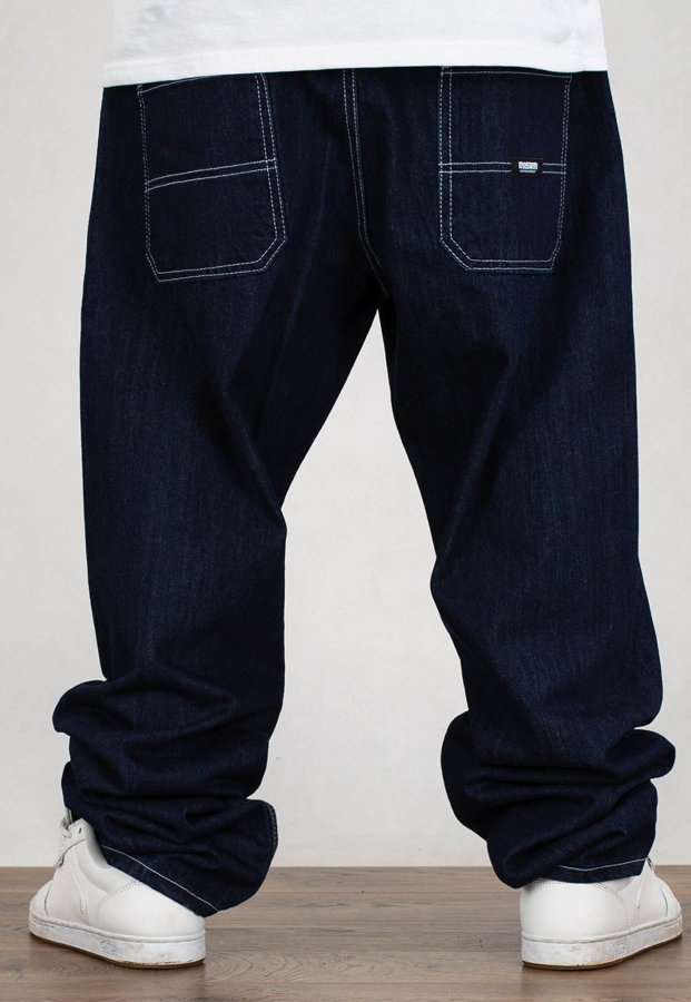 Spodnie Mass Jeans Baggy Fit Block rinse