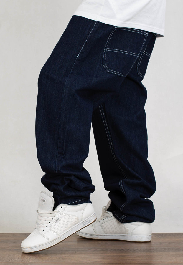 Spodnie Mass Jeans Baggy Fit Block rinse