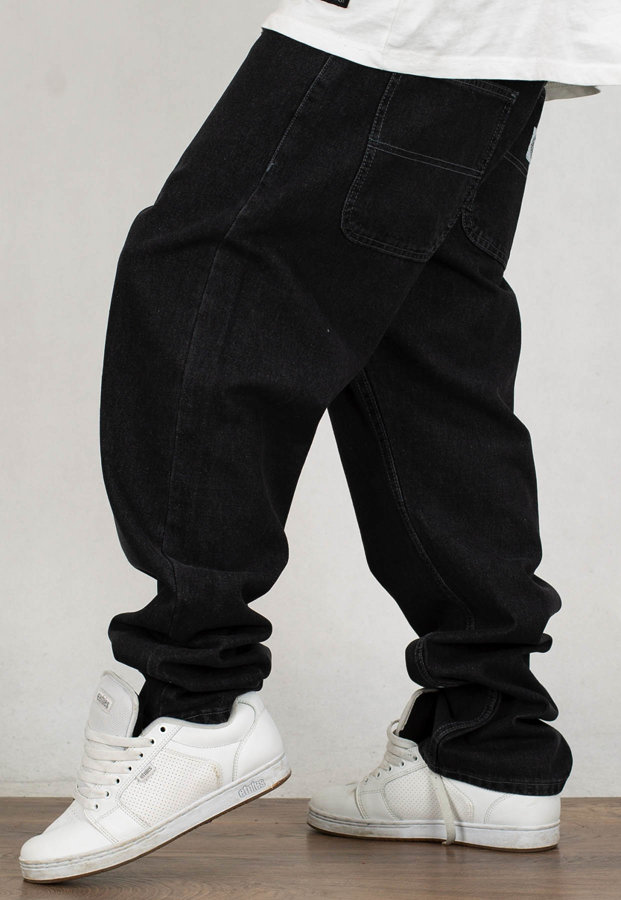 Spodnie Mass Jeans Baggy Fit Craft black rinse