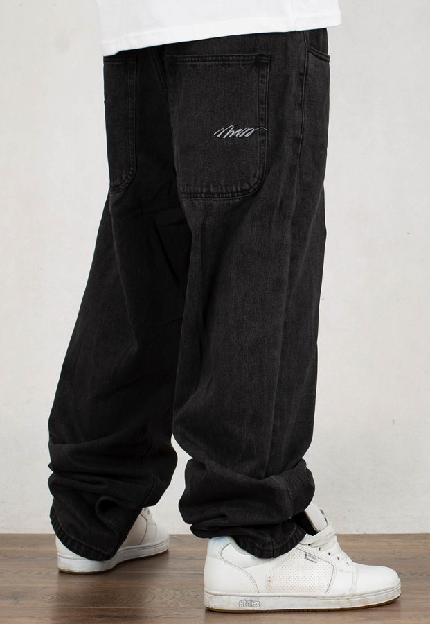 Spodnie Mass Jeans Baggy Fit Ignite black washed