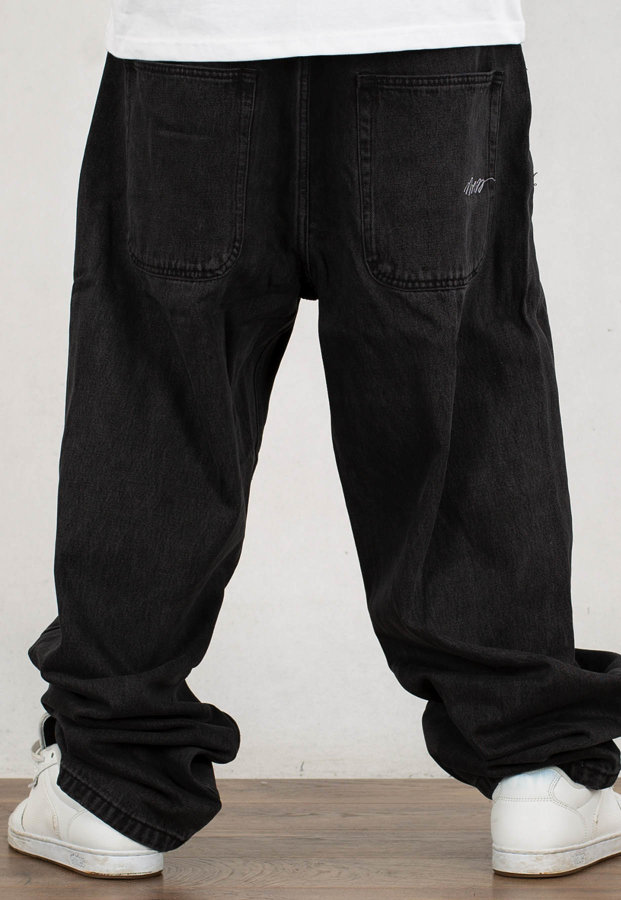Spodnie Mass Jeans Baggy Fit Ignite black washed