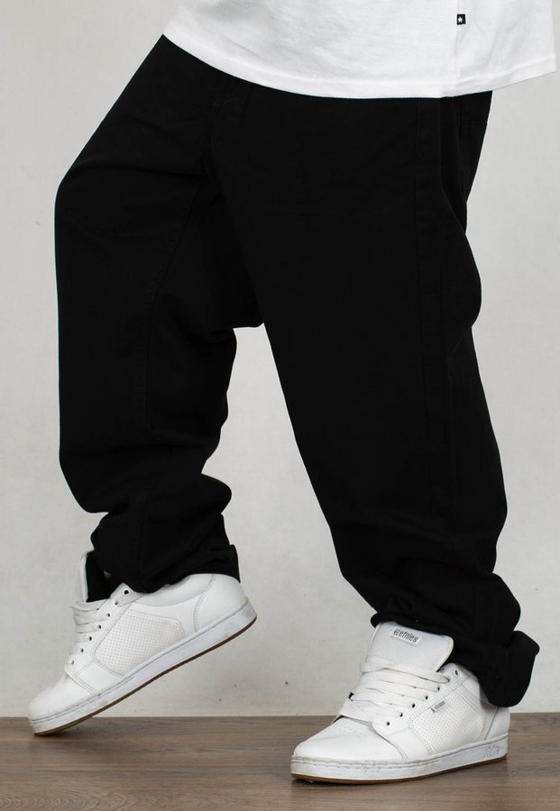 Spodnie Mass Jeans Baggy Fit Slang black
