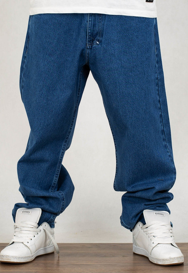Spodnie Mass Jeans Baggy Fit Slang blue