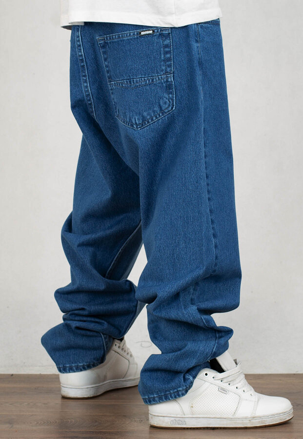 Spodnie Mass Jeans Baggy Fit Slang blue
