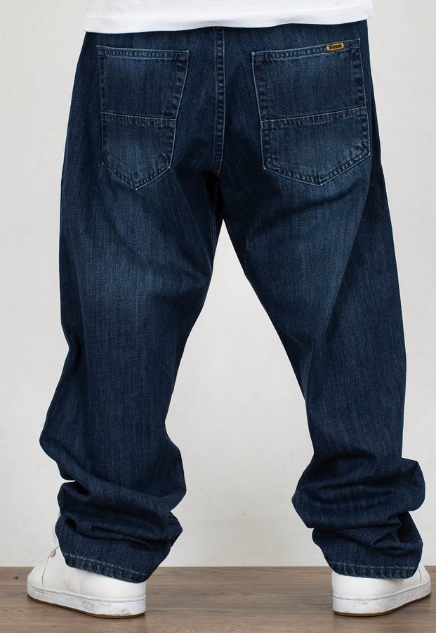 Spodnie Mass Jeans Baggy Fit Slang dark blue