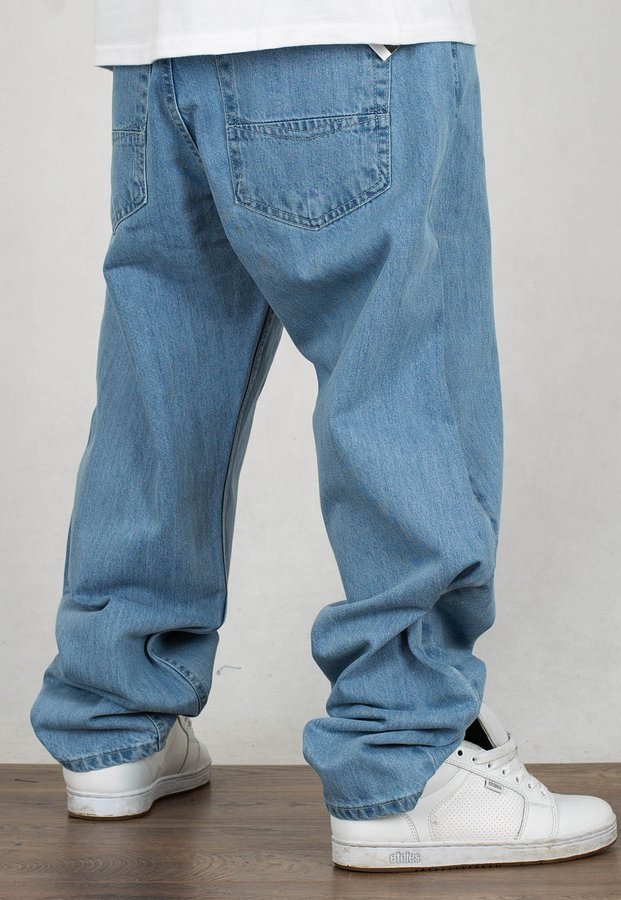 Spodnie Mass Jeans Baggy Fit Slang light blue