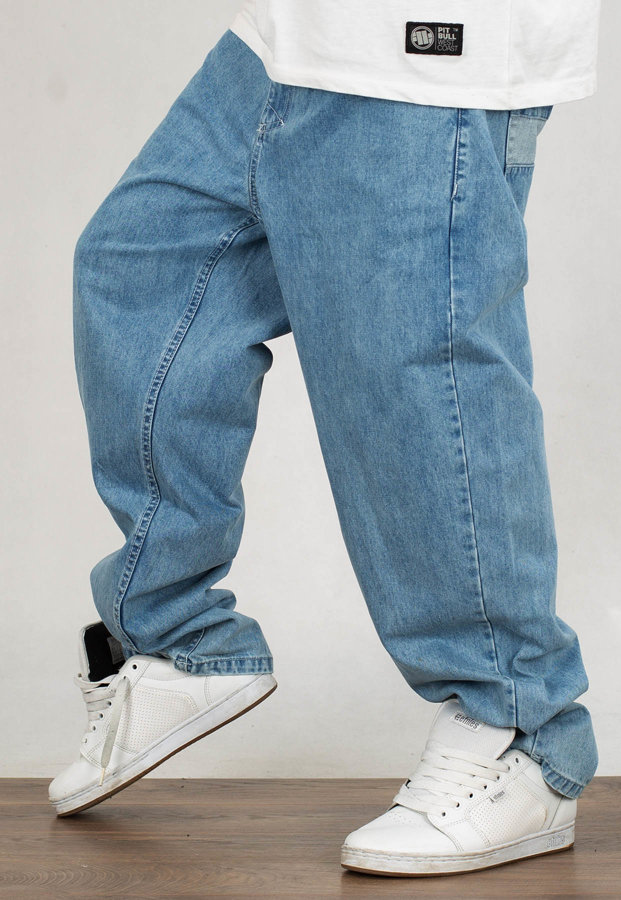 Spodnie Mass Jeans Baggy Fit Target light blue