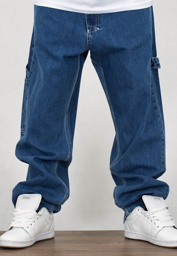 Spodnie Mass Jeans Baggy Fit Worker blue