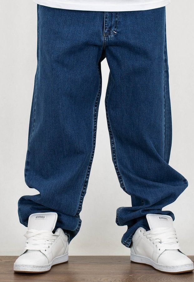 Spodnie Mass Jeans Slang Baggy Fit blue