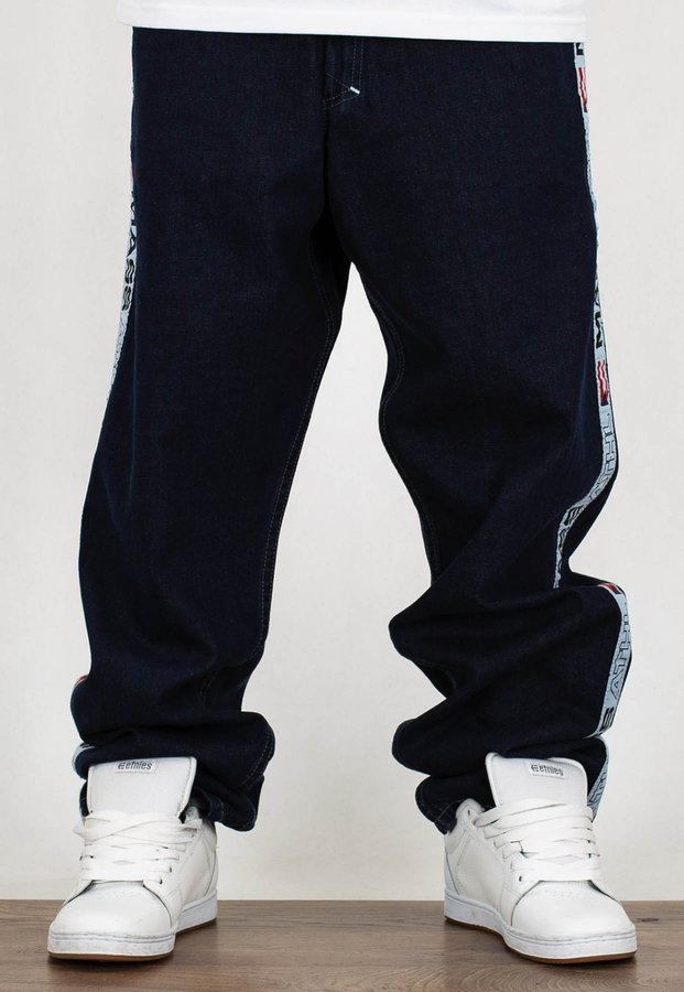 Spodnie Mass Jeans Track Baggy Fit rinse