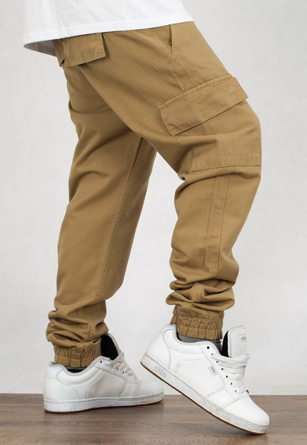 Spodnie Mass Jogger Sneaker Fit Cargo beige