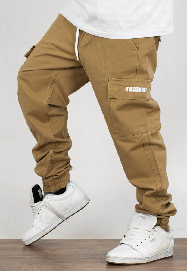 Spodnie Mass Jogger Sneaker Fit Cargo beige