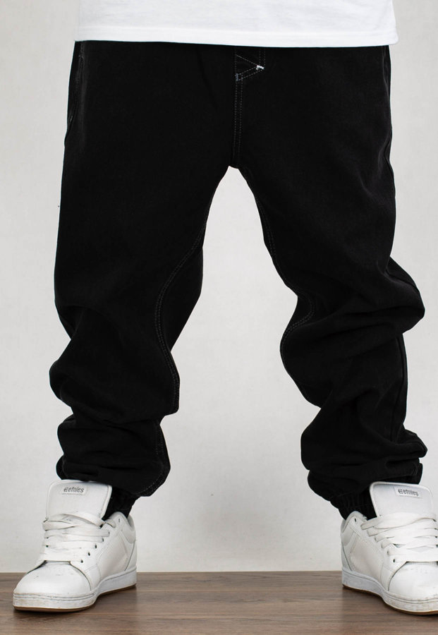 Spodnie Mass Jogger Sneaker Fit Signature black rinse