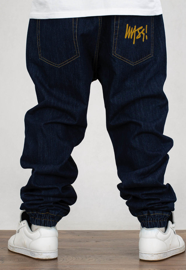 Spodnie Mass Jogger Sneaker Fit Signature blue rinse