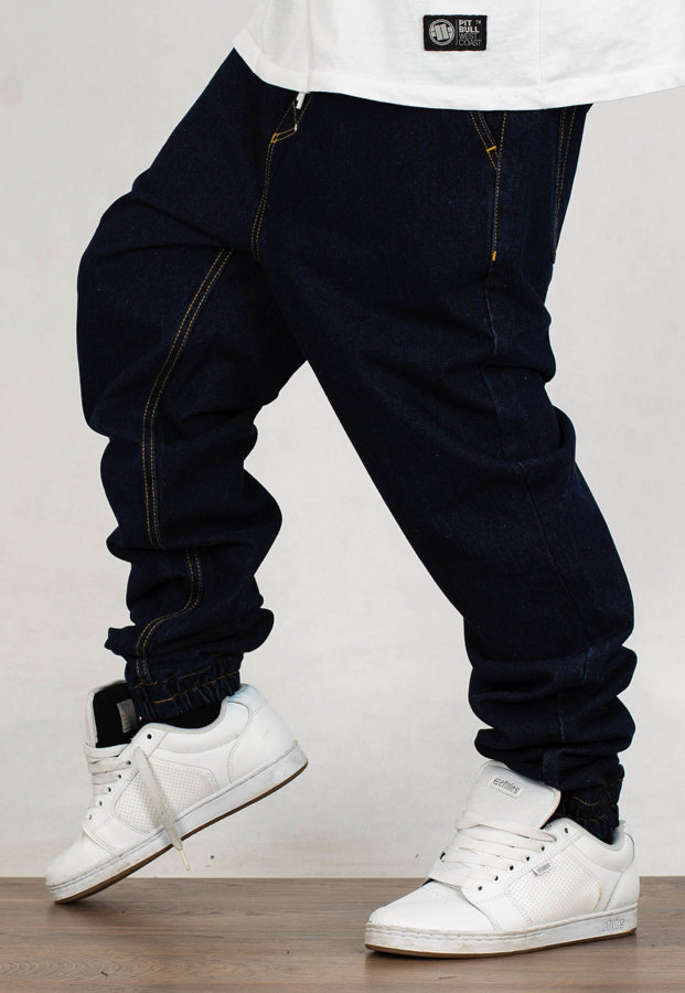 Spodnie Mass Jogger Sneaker Fit Signature blue rinse