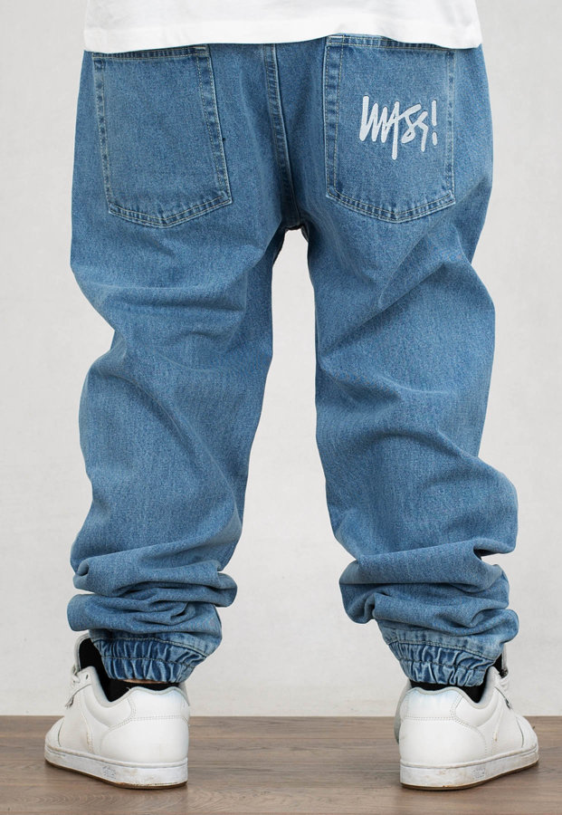 Spodnie Mass Jogger Sneaker Fit Signature light blue