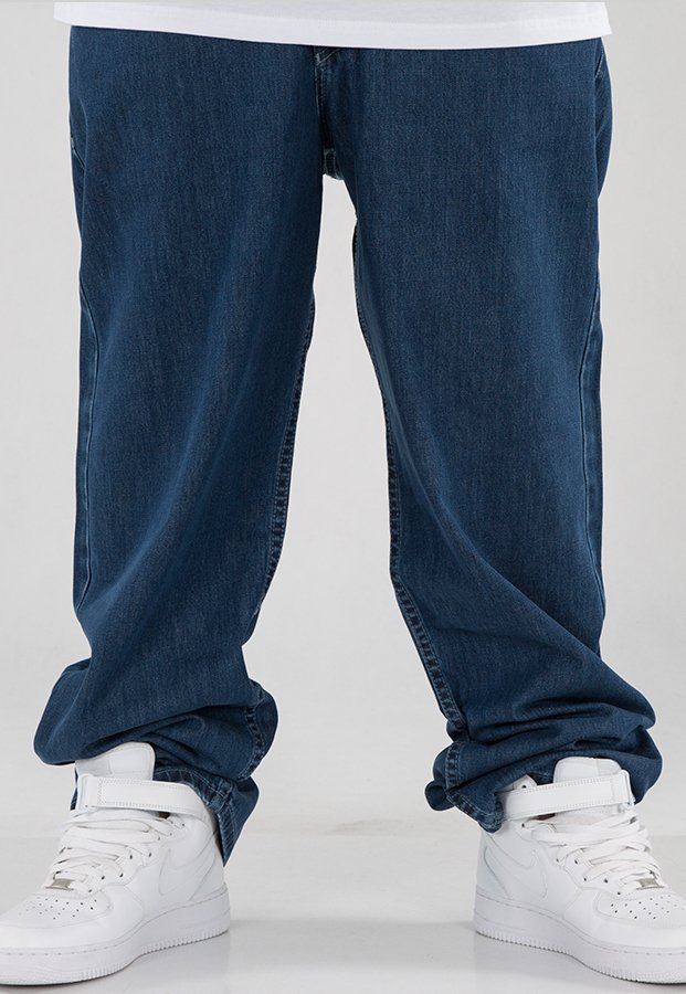 Spodnie Mass Pocket Cover Baggy Fit blue