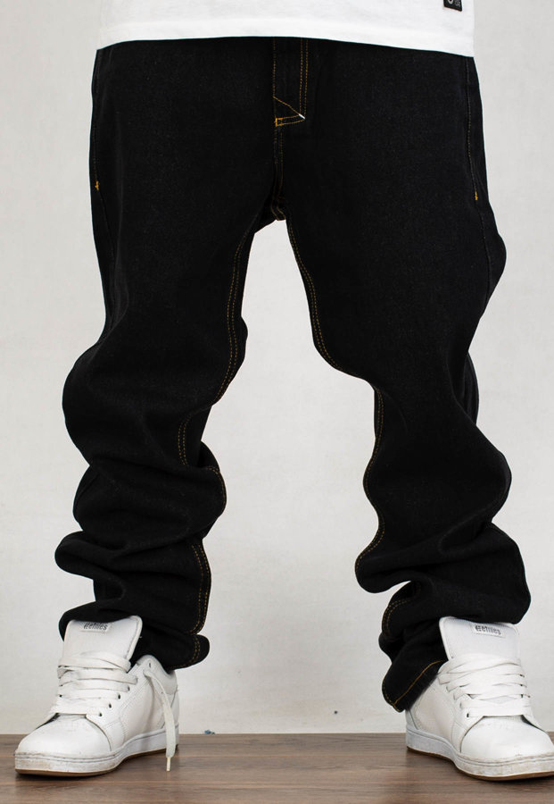 Spodnie Mass Regular Fit Base black rinse
