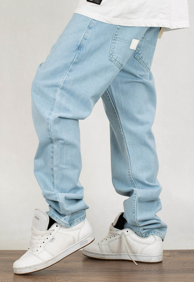 Spodnie Mass Regular Fit Base light blue